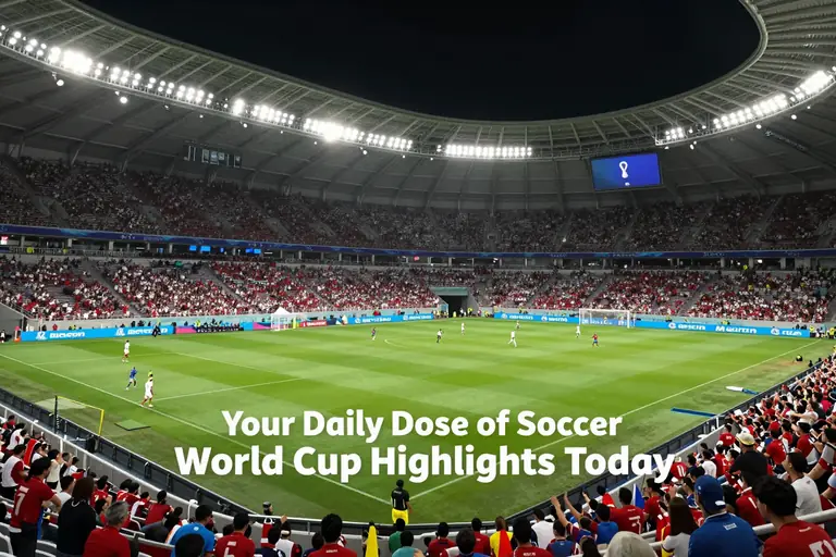 Your Daily Dose of Soccer World Cup Highlights Today: Unleashing the Global Spectacle