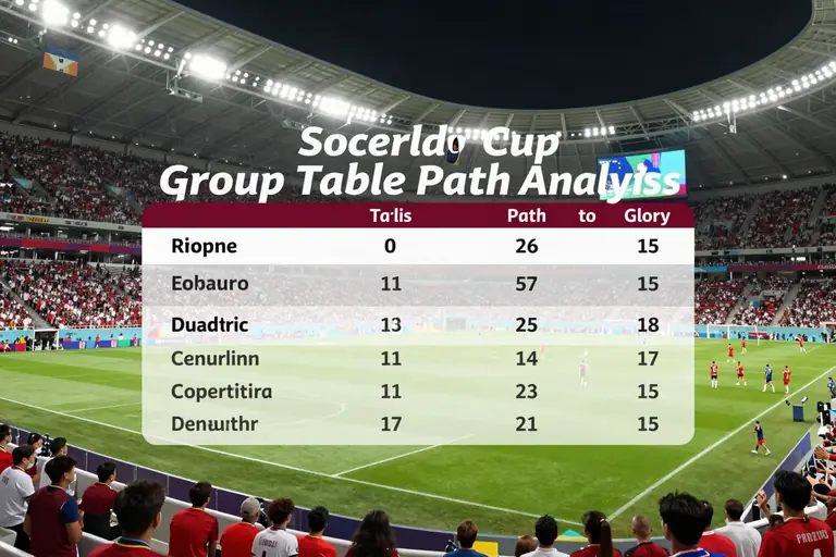Soccer World Cup Group Table Analysis: Deconstructing the Path to Glory