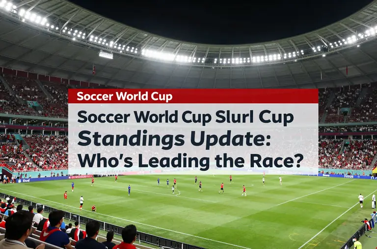 Soccer World Cup Standings Update: Who's Leading the Race?